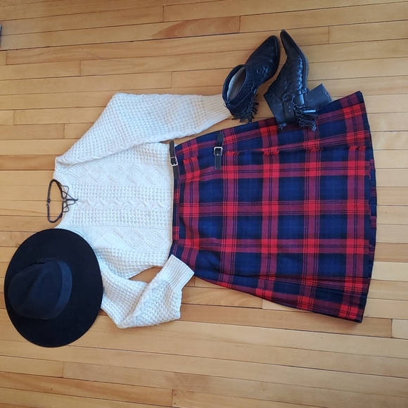 Vintage Kilt Tartan Skirt - Picture 1 of 5